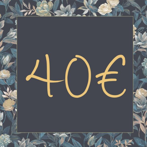 Chèque cadeaux de 40€