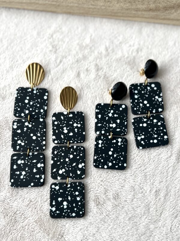 Boucles d’oreilles Neige
