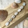 bracelet en perles carrées d'eau douce
