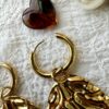 Boucle d'oreilles en acier inoxydable