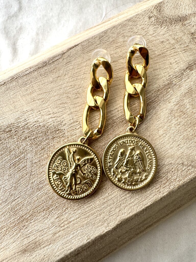 Boucles d'oreilles acier inoxydable