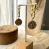 Boucles d'oreilles acier inoxydable