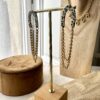 Boucles d'oreilles acétate et acier inoxydable