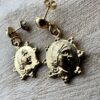 Boucles d'oreilles en acier inoxydable