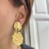 Boucles d’oreilles clips Neige – Image 3