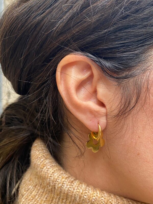 Boucles d’oreilles Marguerite – Image 2