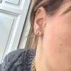boucles d'oreilles clips acier inoxydable