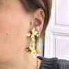 boucles d'oreilles clips acier inoxydable