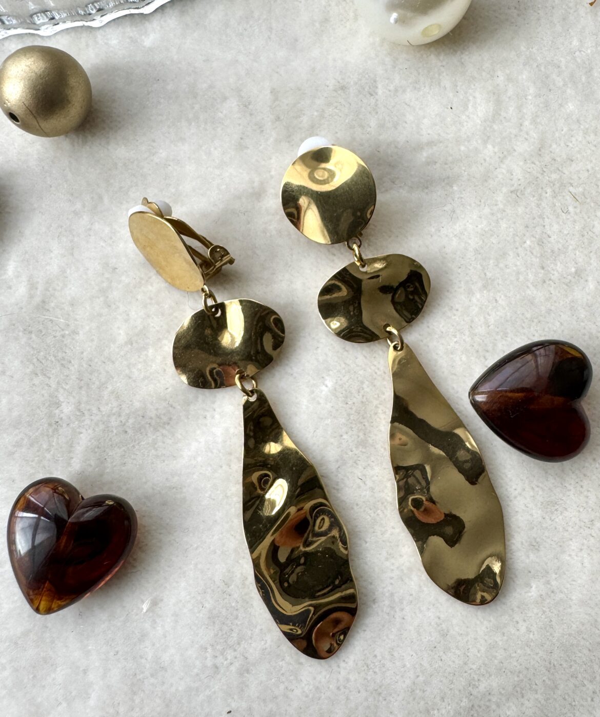 Boucles d’oreilles clips Romane