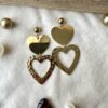 Boucles d'oreilles acier inoxydable