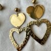 Boucles d'oreilles acier inoxydable