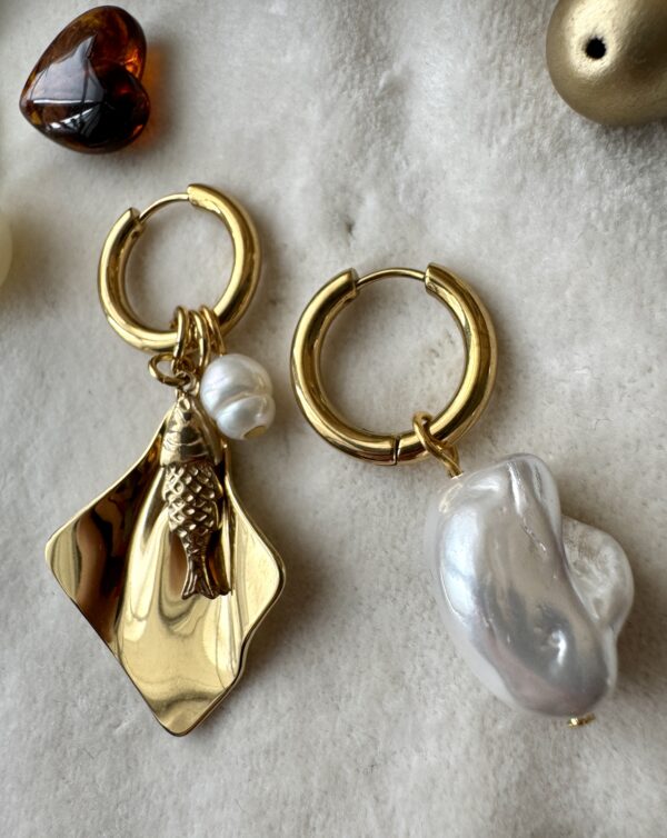 Boucles d'oreilles acier inoxydable