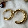 Boucles d'oreilles acier inoxydable