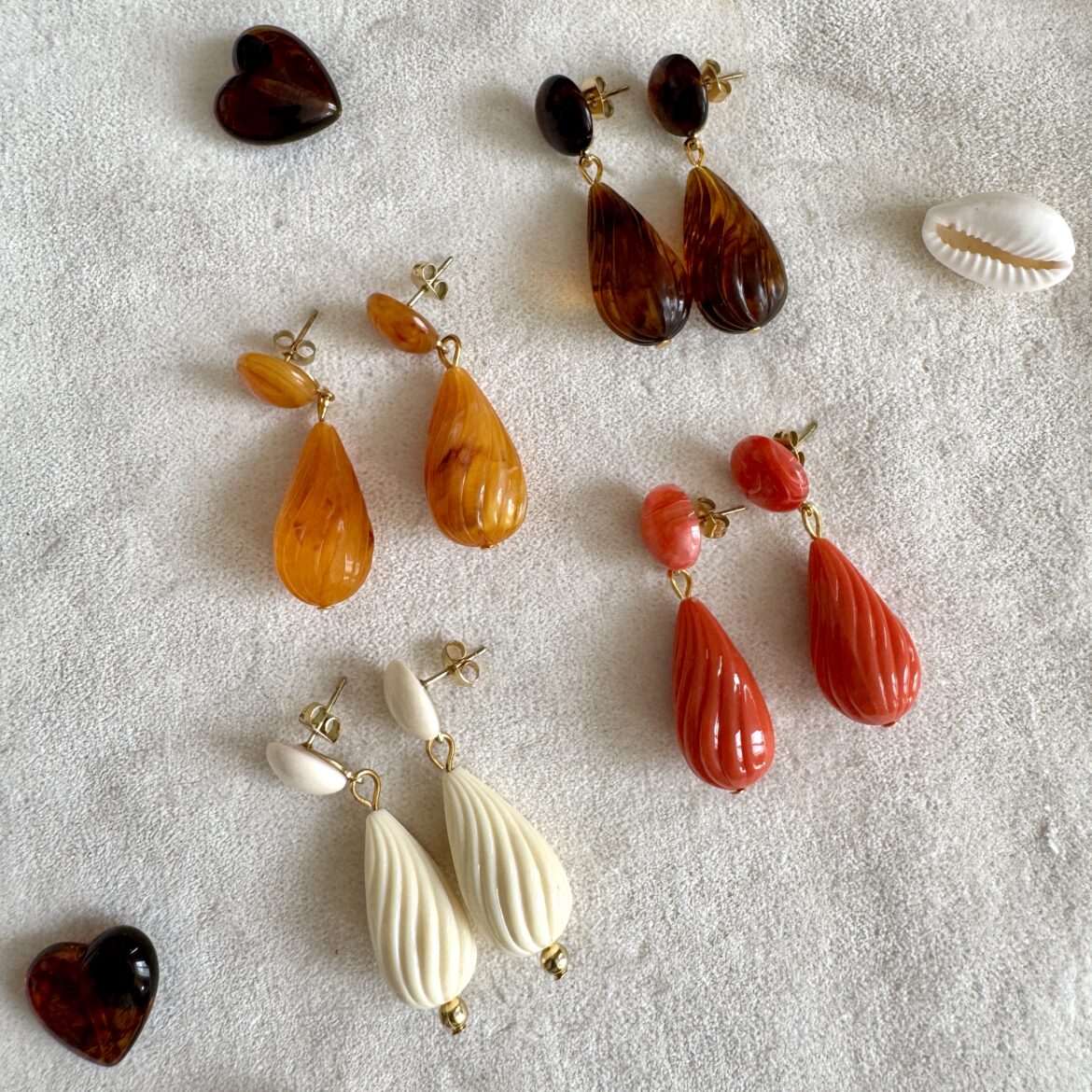 Boucles d’oreilles Spirales