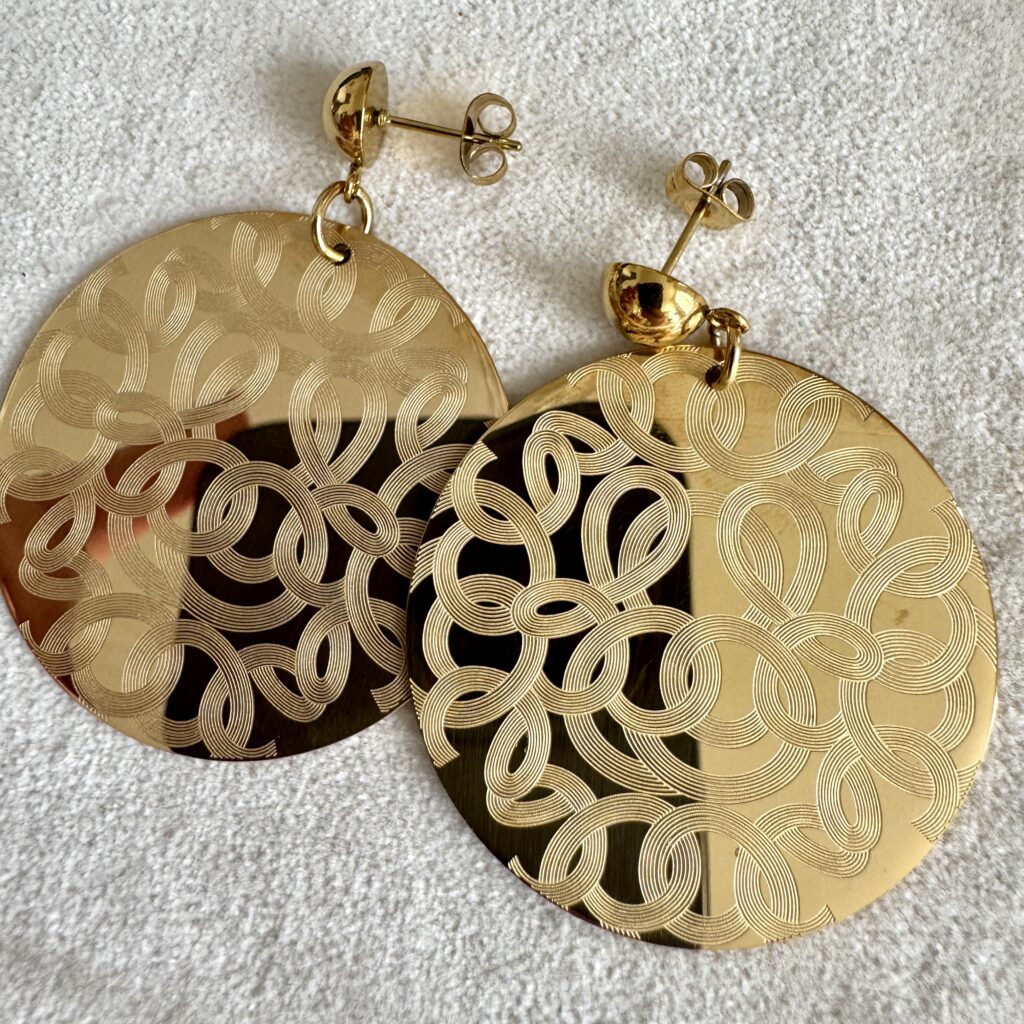Boucles d'oreilles acier inoxydable
