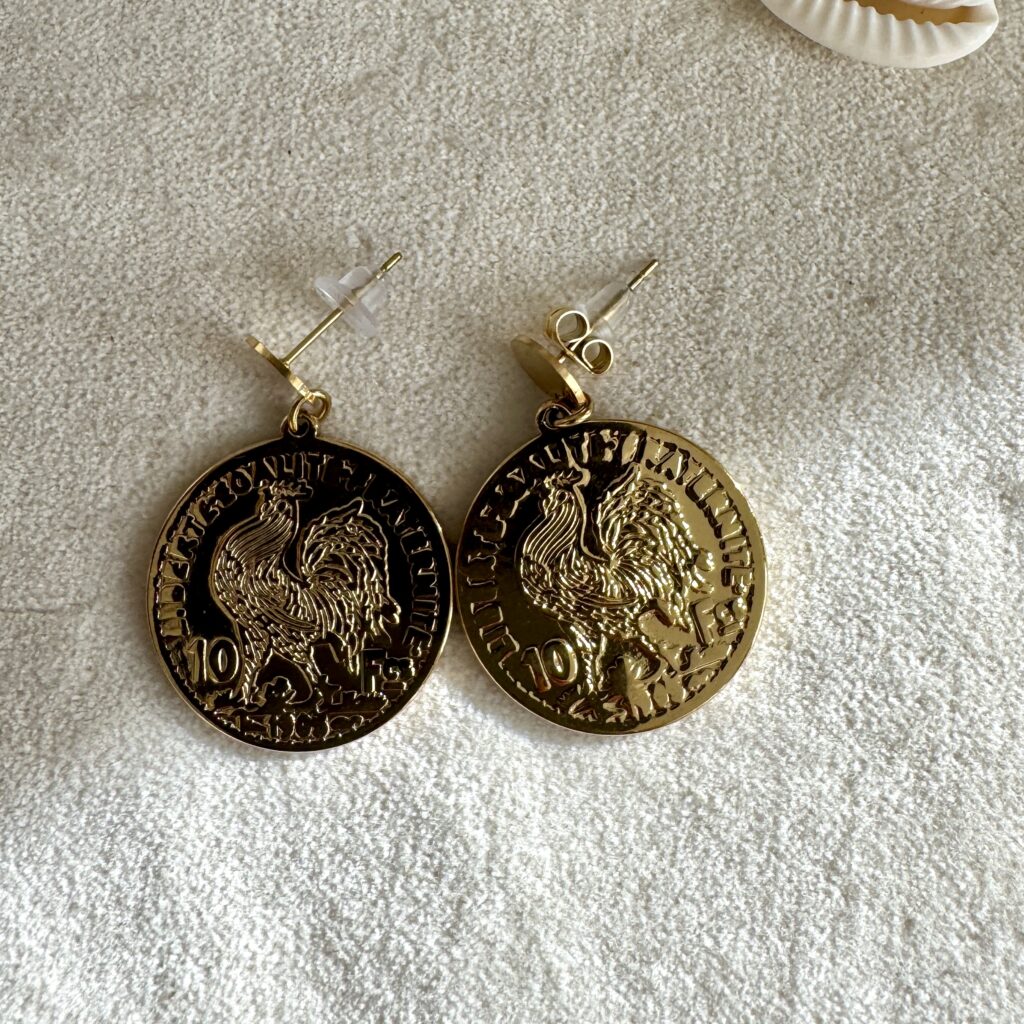 Boucles d'oreilles acier inoxydable