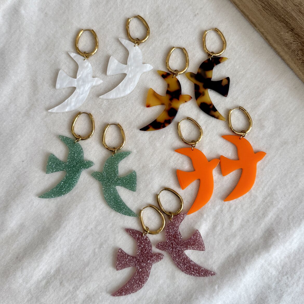 Boucles d’oreilles Hirondelle