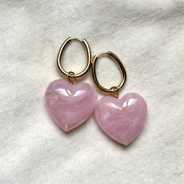 Boucles d'oreilles Rose – Image 2