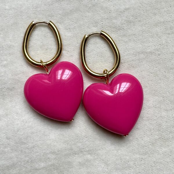 Boucles d'oreilles Rose – Image 3