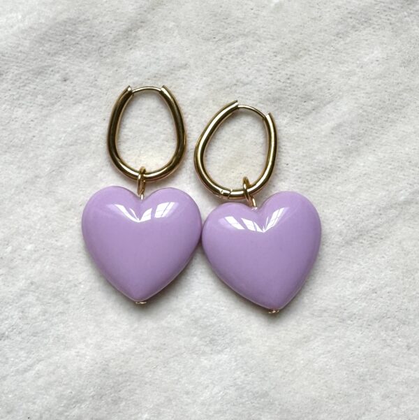 Boucles d'oreilles Rose – Image 4