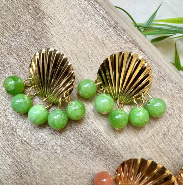 Boucles d'oreilles Perles d'Ecume – Image 2