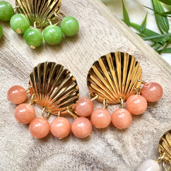 Boucles d'oreilles Perles d'Ecume – Image 3