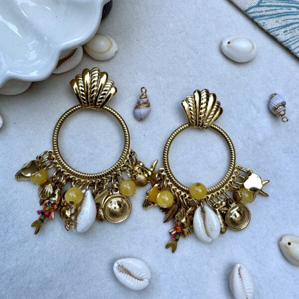 Boucles d'oreilles acier inoxydable