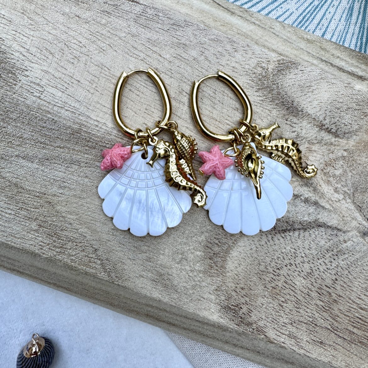 Boucles d’oreilles Sirène