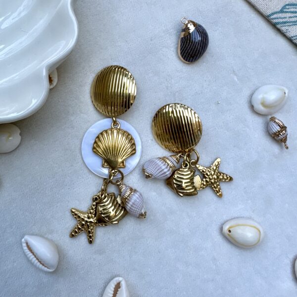 Boucles d'oreilles acier inoxydable