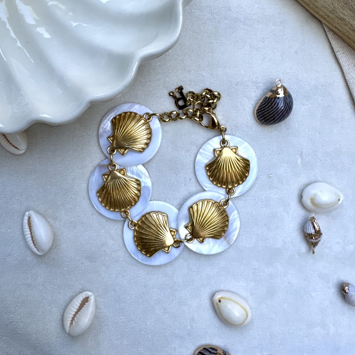 Bracelet ecume d’or