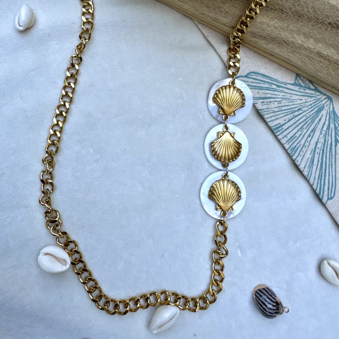 Collier Ecume d’or