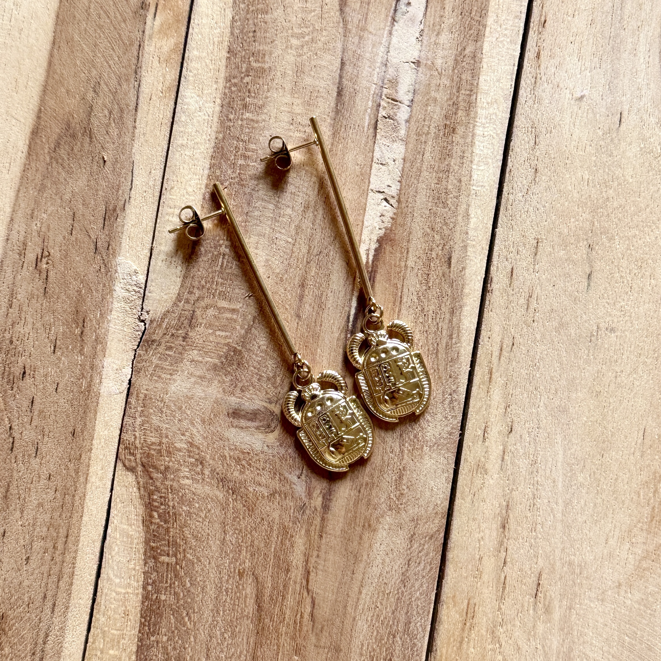 Boucles d'oreilles Scarabée – Image 13