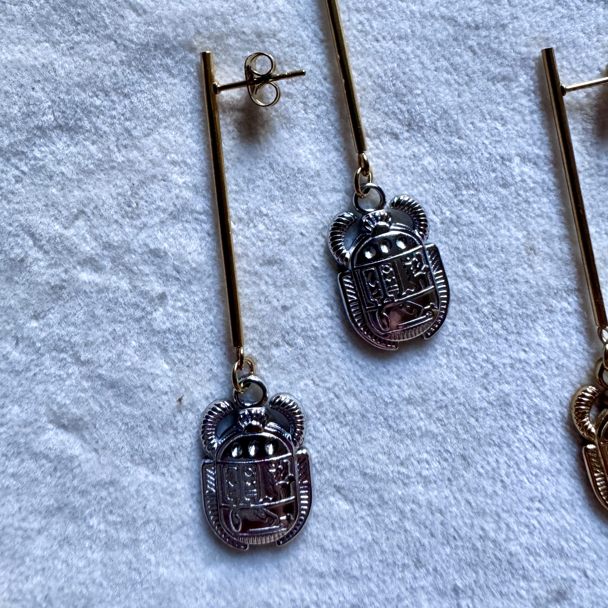 Boucles d'oreilles Scarabée – Image 4