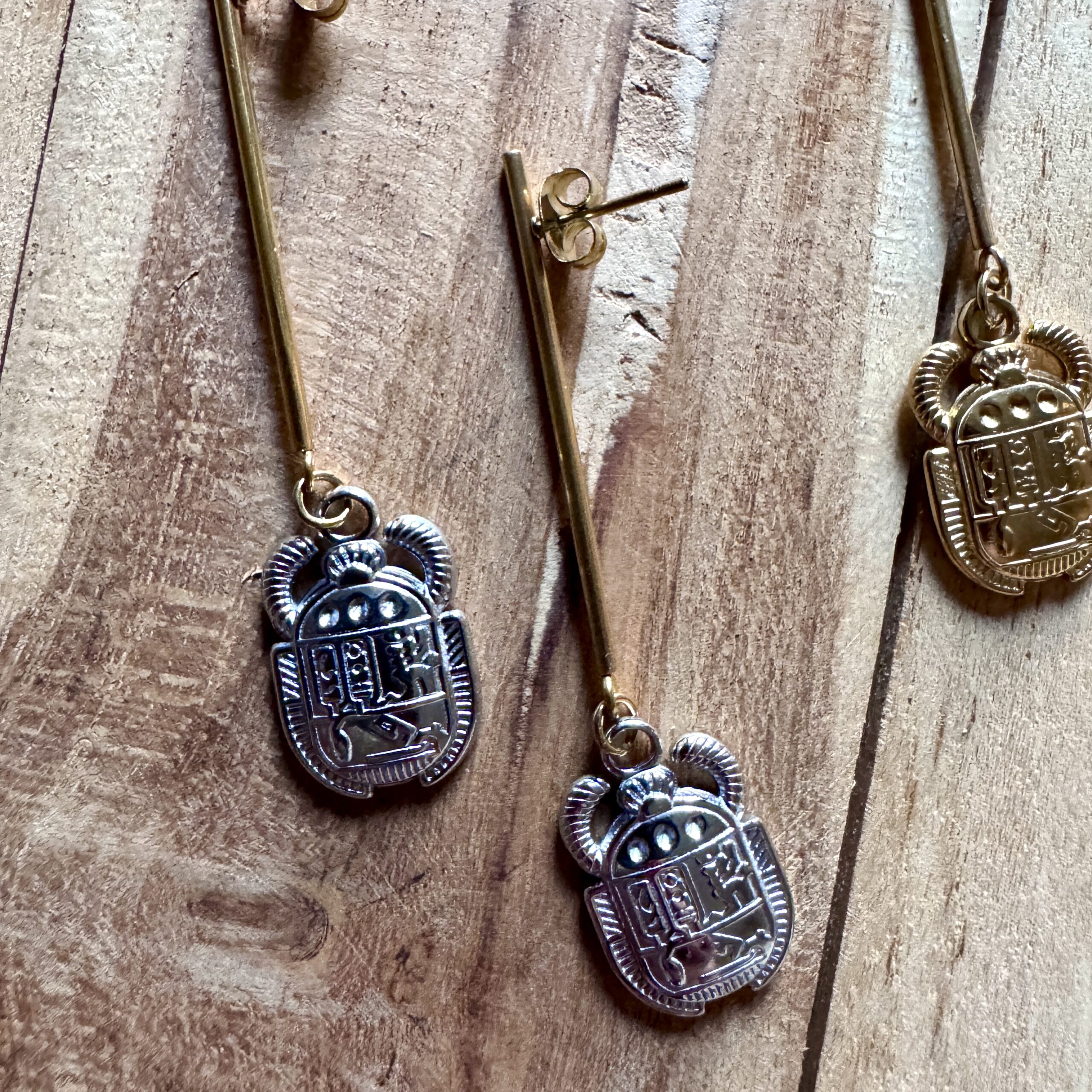 Boucles d'oreilles Scarabée – Image 9