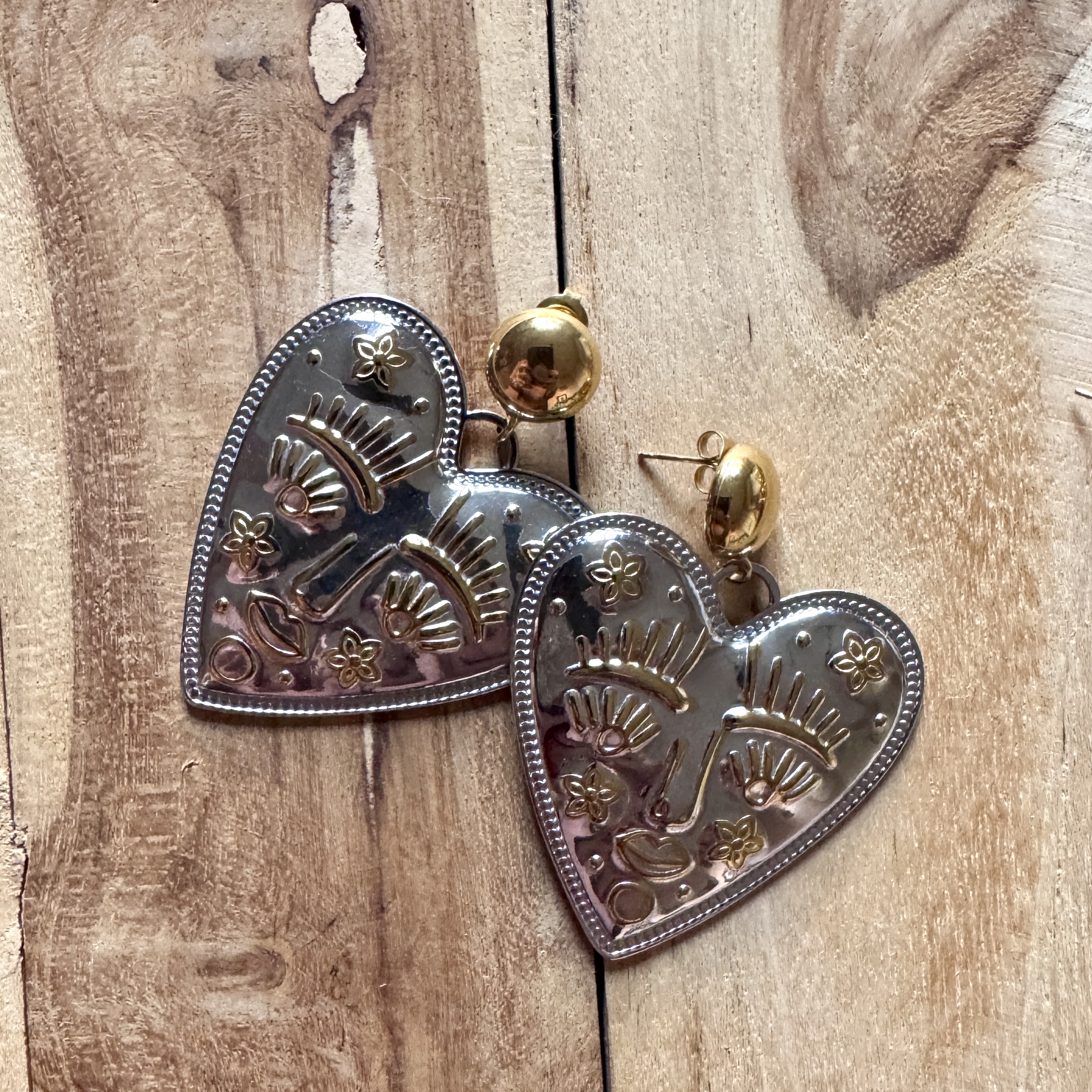 Boucles d'oreilles Coeur Mystique – Image 3