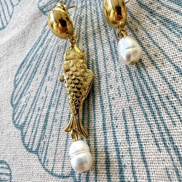 Boucles d'oreilles Neptune